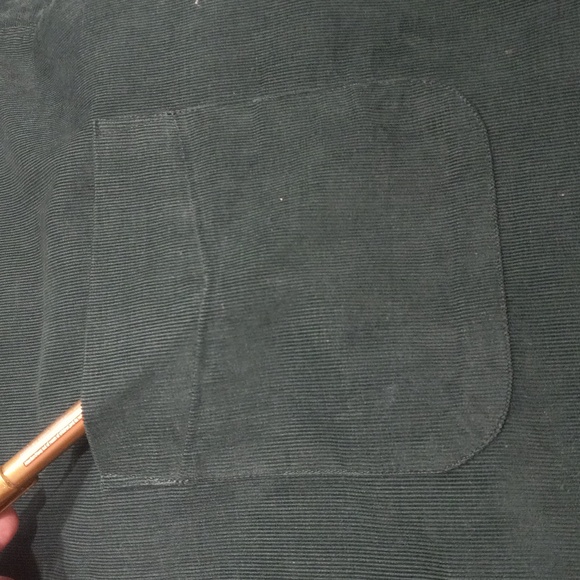 IVY CREW Classics Men's Long Sleeve Button-Down Green Thin Corduroy Shirt Sz XXL - Picture 14 of 16